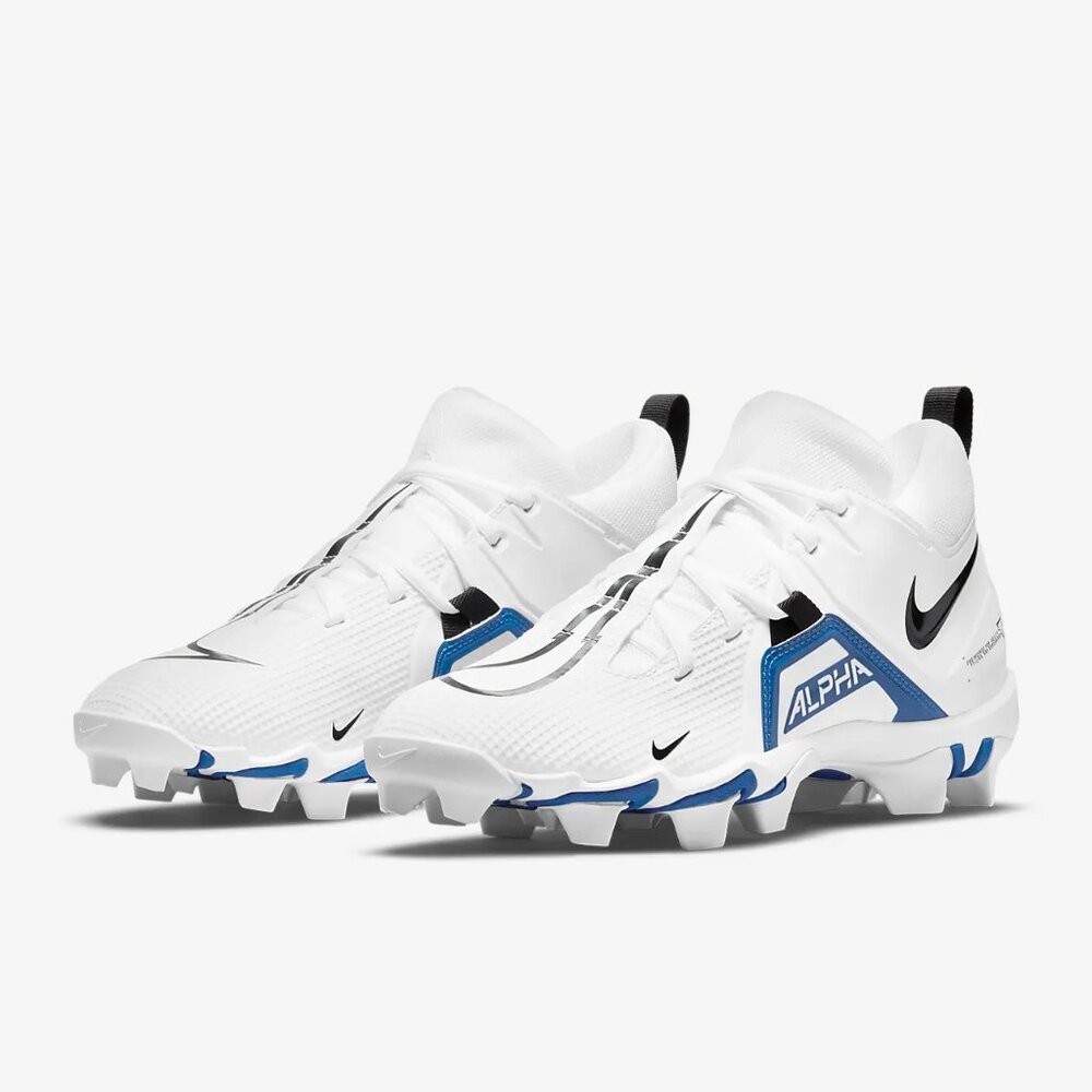 Nike Men's Alpha Menace 3 Shark Mid Football Cleats CV0582-101, Size 11 (New)